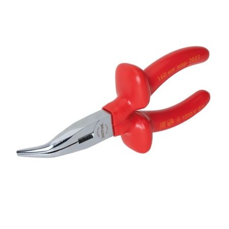 Тонкогубцы изогнутые диэлектрические 1000В 160мм (08215) SHTOK 376301