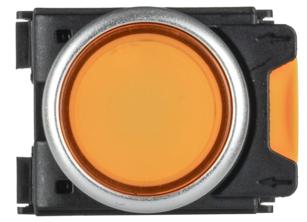 Кнопка d22мм 1НО+1НЗ MASTER желт. IEK MI-BT60-11-3-22-K05