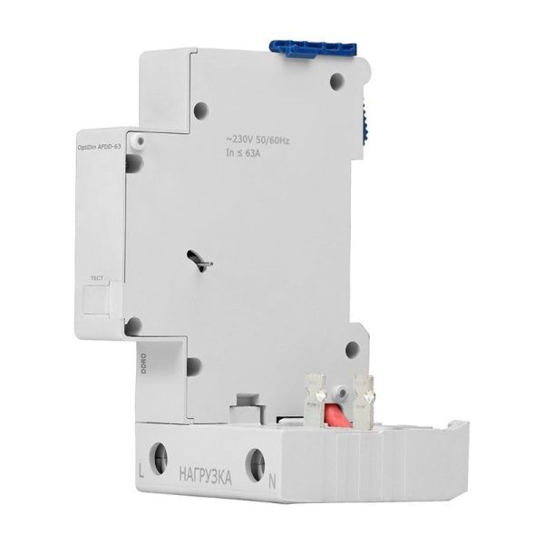 Устройство защиты от дугового пробоя (УЗДП) OptiDin AFDD-63-УХЛ3 КЭАЗ 339146