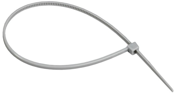 Хомут 2.5х200мм P6.6 стандартный сер. (уп.100шт) IEK UHH30-D025-200-100-K03