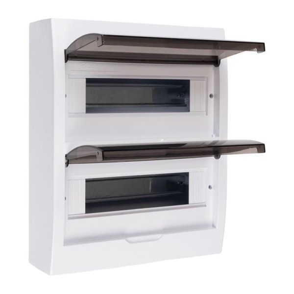 Бокс модульный накладной PDB/W 1024 WH (ЩРН-П-24) IP41 пластик. JazzWay 5071698