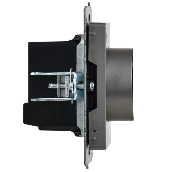 Термостат электронный с индик. BRITE СП IP20 ТС10-1-БрС механизм сталь IEK BR-RT11-K46