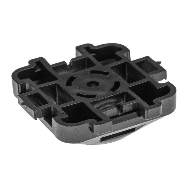 Площадка под стяжку усилен. для прямого монтажа 35х35мм черн. (уп.50шт) Rexant 07-2109