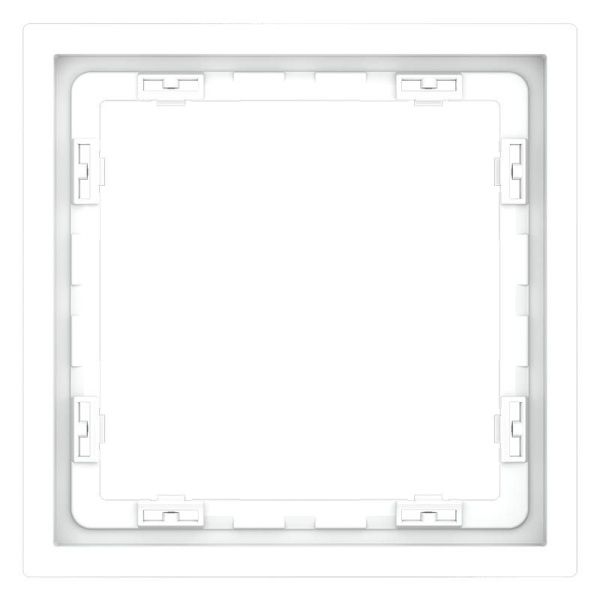 Рамка 1-м S70 пластик. бел. матов. Voltum VLS100102