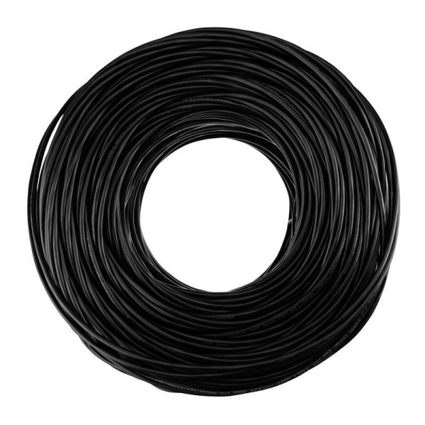 Кабель витая пара U/UTP кат.5E 4х2х24AWG solid CU PE Outdoor черн. (м) Rexant 01-0045