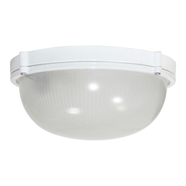 Светильник "Банник" 1101 НПП 03-100-009 1х100Вт E27 IP65 круг большой корпус бел. Элетех 1005500930