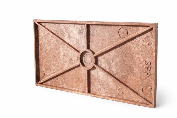 Плита для закрытия кабеля ПЗК "ОСТОРОЖНО КАБЕЛЬ" 240х480х16 SPP 240