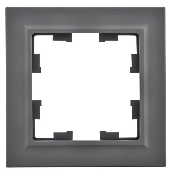 Рамка 1-м BRITE РУ-1-БрГ графит IEK BR-M12-K53