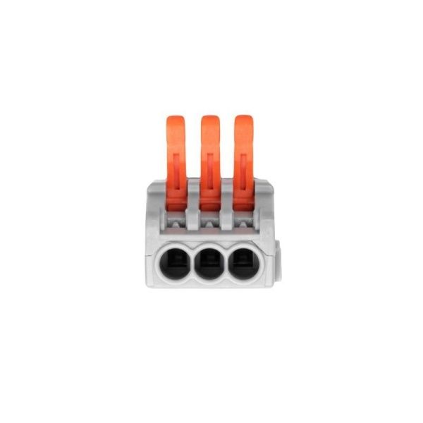 Клемма монтажная СМК PTC-1P 4213 BL/3 450В 32А 0.08-2.5(4.0)кв.мм JazzWay 5073746