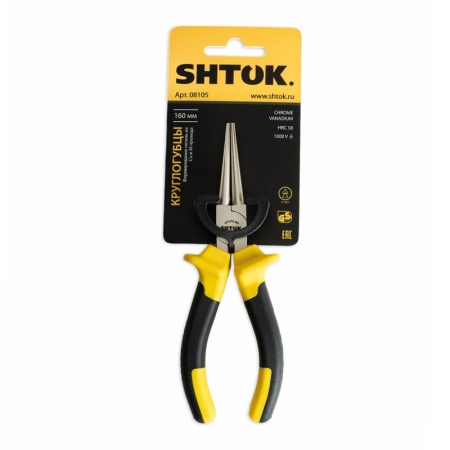 Круглогубцы 1000В 160мм (08105) SHTOK 376275