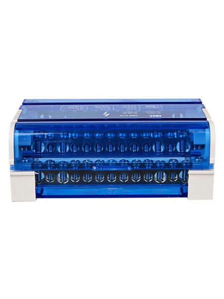 Шина на DIN-рейку в корпусе (кросс-модуль) ШНК 4х15 3L+PEN IEK YND10-4-15-125