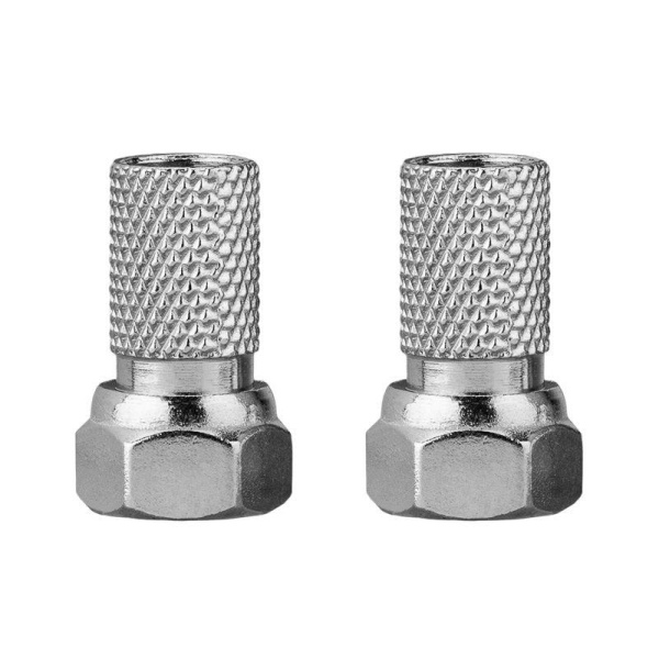 Разъем антенный на кабель штекер F для кабеля SAT (с резиновым уплотнителем) (блист.2шт) Rexant 06-0005-A2