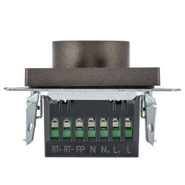 Термостат электронный с индик. BRITE СП IP20 ТС10-1-БрТБ темная механизм бронза IEK BR-RT11-K45