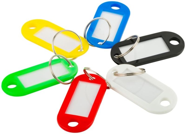 Набор бирок для ключей (уп.6шт) MOS 67402М