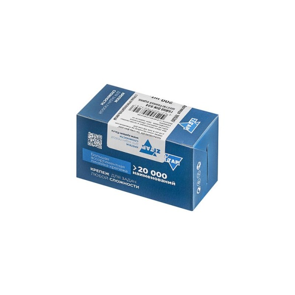 Гайка шестигранная М6 DIN 934 оцинк. (уп.200шт) Tech-Krep/Zitar 105247