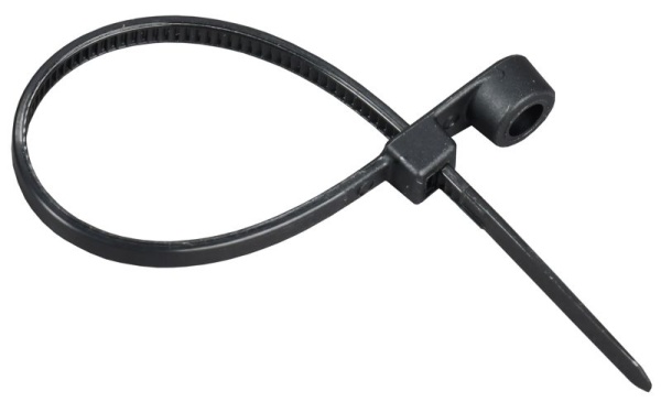 Хомут 2.5х110мм P6.6 с винтовым креплением черн. (уп.100шт) IEK UHH12-D025-110-100-K02