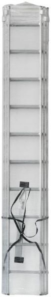 Лестница трехсекционная 3х10 H=285/481/674см 12.19кг алюм. FIT 65435