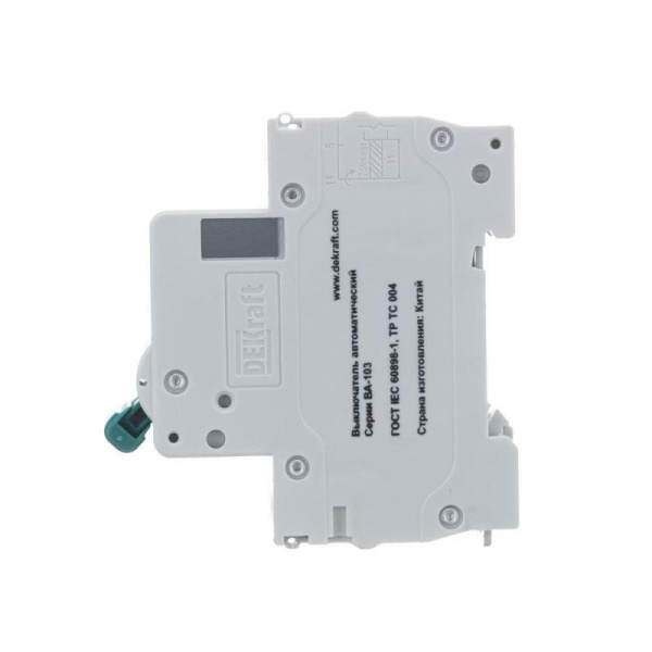 Выключатель автоматический модульный 2п C 16А 6кА ВА-103 DEKraft 12289DEK