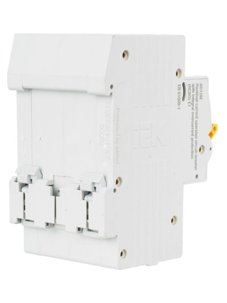 Выключатель автоматический дифференциального тока 2п C 32А 30мА тип A 4.5кА АД-12М KARAT IEK MAD12-2-032-C-030