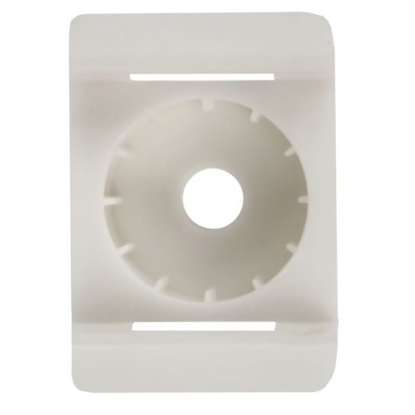 Площадка монтажная 16х23 под пистолет бел. (уп.100шт) IEK UHP20-16-23-100-K01