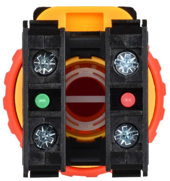 Кнопка "Грибок" 1НО+1НЗ MASTER поворотн. с фиксацией красн. IEK MI-BG60-11ZS-3-23-K04