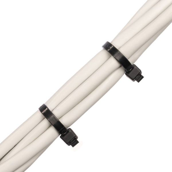 Хомут кабельный КСС 8х400 нейл. черн. (уп.100шт) Fortisflex 50285