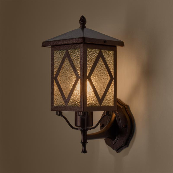 Светильник Heim 1х40Вт E27 IP44 бра настен. Voltega VGL7210WL-01BR