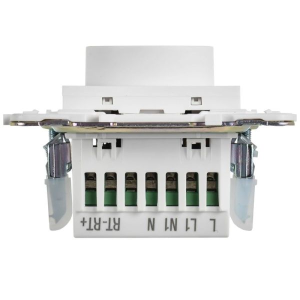 Термостат электронный SKANDY SK-T01W с индикацией арктич. бел. IEK SK-RT11-K01