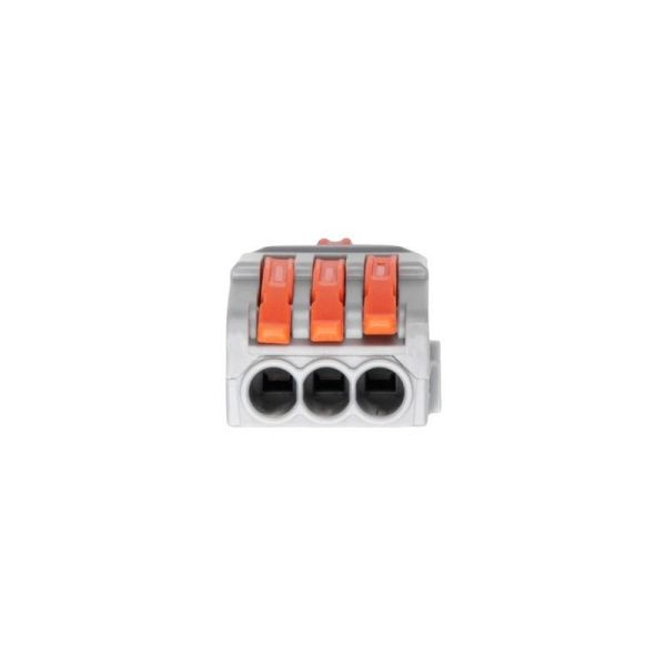 Клемма монтажная СМК PTC-1P 4213 BL/3 450В 32А 0.08-2.5(4.0)кв.мм JazzWay 5073746