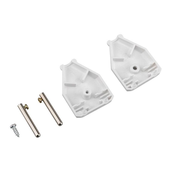 Вилка прямая 6А плоская без заземл. бел. Rexant 11-8946