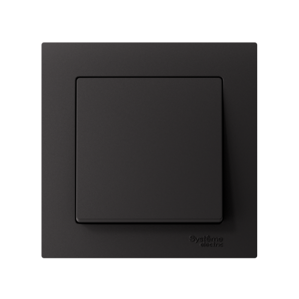 Выключатель 1-кл. СП AtlasDesign 10А IP20 (сх. 1) 10AX в сборе карбон SE ATN001012
