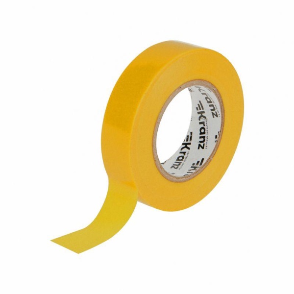Изолента ПВХ 0.13х19мм 25м желт. Kranz KR-09-2202
