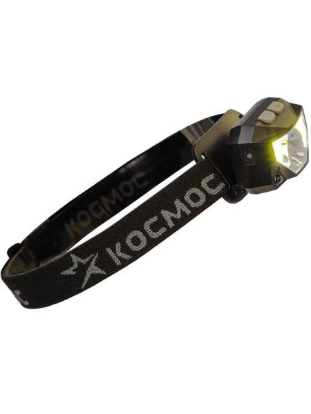 Фонарь налобный аккум. 3Вт XPG 2х3Вт COB/Li-po 1200мА.ч ABS пластик КОСМОС KOC851Lit