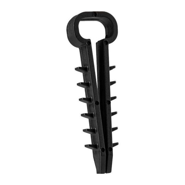 Дюбель-хомут 5-10 для плоского кабеля. черн. (уп.100шт) PROCONNECT T07-4621