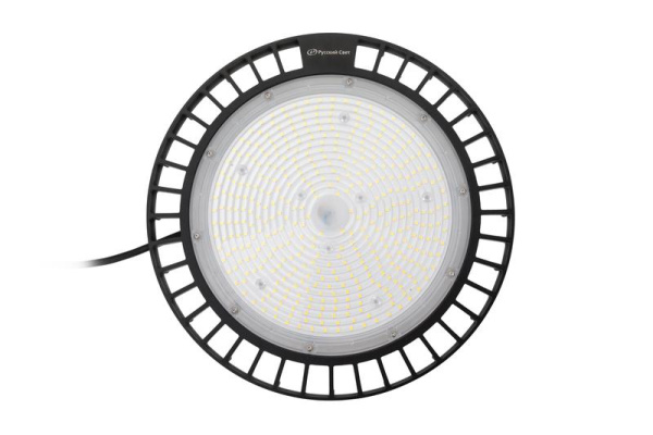 Светильник светодиодный ДСП IB 11 S 200W W 850 BK 353х353х161мм 200Вт 5000К IP65 High Bay подвесной черн. Русский Свет 16091124350