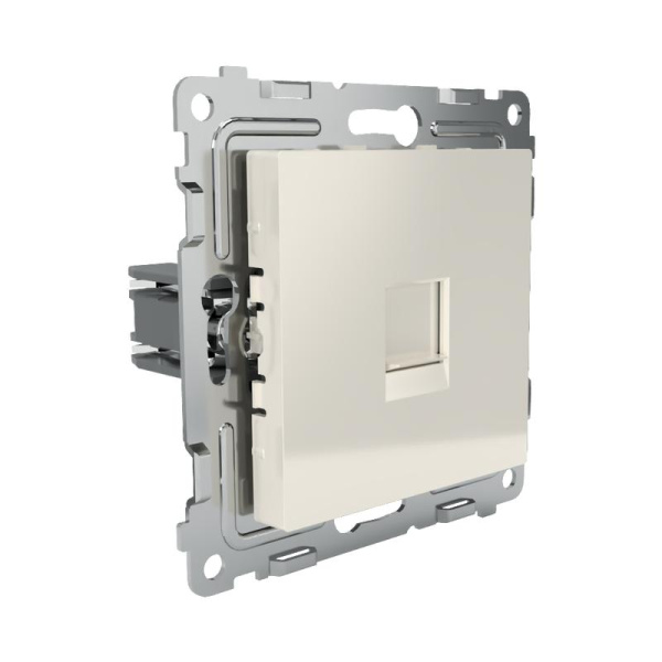 Розетка компьютерная 1-м СП Pixel RJ45 кат.5E механизм беж. TOKOV ELECTRIC TKE-PX-RC1-C02