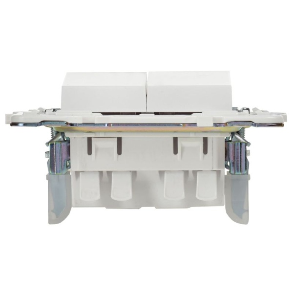 Выключатель проходной 2-кл. SKANDY 10А SK-V05W арктич. бел. IEK SK-V22-0-10-K01