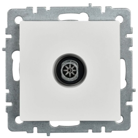 Розетка телевизионная оконечная TV СП Brite РТВ11-0-БрБ механизм бел. IEK BR-A10-O-K01