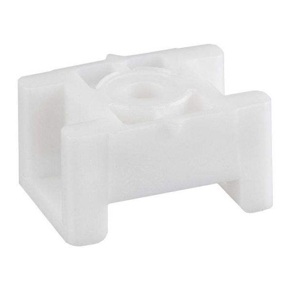 Площадка под стяжку для прямого монтажа 22х16мм бел. (уп.100шт) Rexant 07-2110