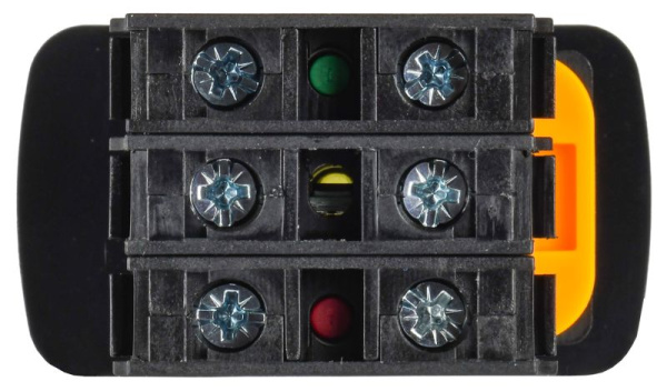 Кнопка "I-O" d22мм 1НО+1НЗ MASTER с подсветкой IEK MI-BT60-11DR-3-11-K51