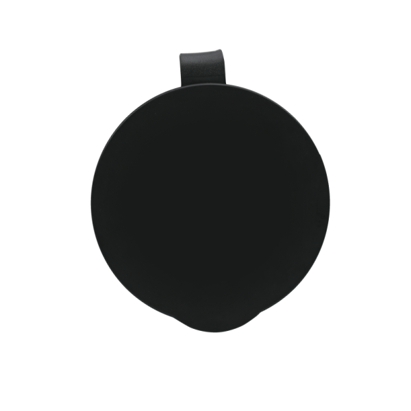 Розетка 1-м MultiSet 16А 250В IP44 с заземл. каучук черн. SE MST4002BK