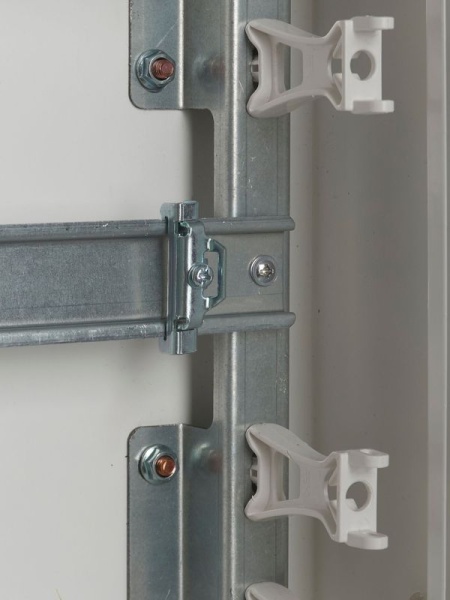 Ограничитель на DIN-рейку для клем. зажимов УХВ IEK YXD10