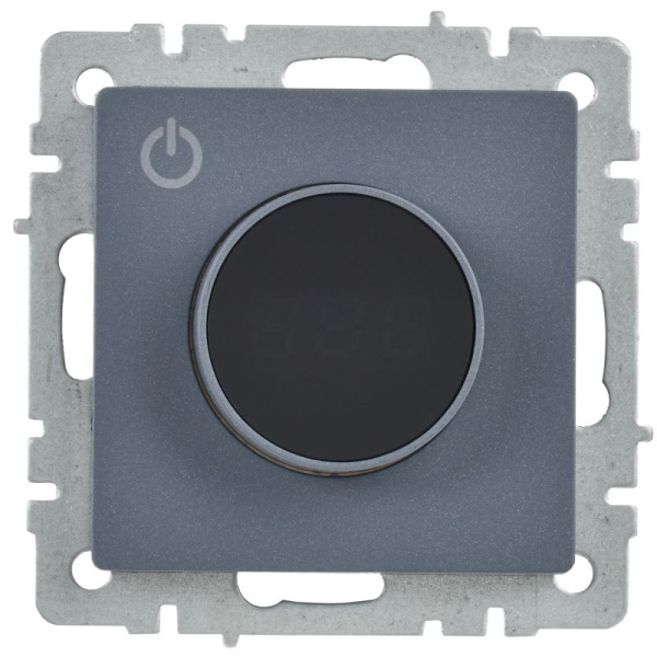 Термостат электронный с индик. BRITE СП IP20 ТС10-1-БрМ механизм маренго IEK BR-RT11-K35