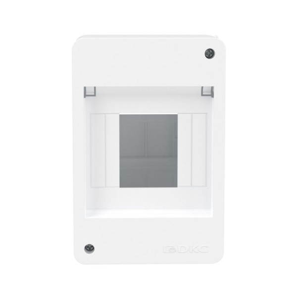 Щиток настенный Фрейм (FRAME) ЩРн-п-4 4мод. без дверцы бел. DKC F04W0W0