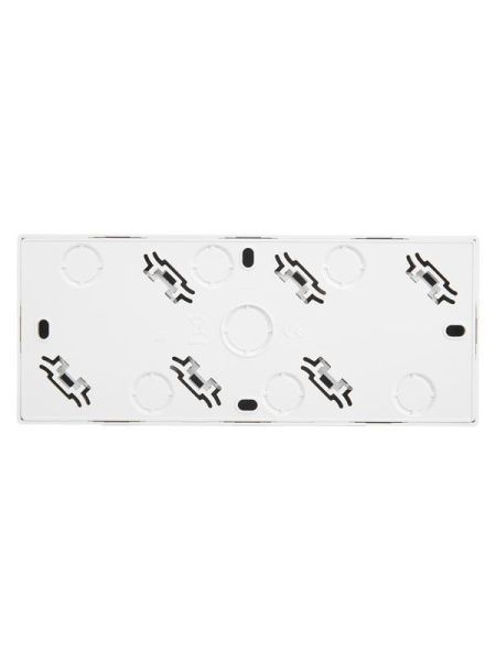 Розетка 3-м ОП LETO с заземл. закрытый корпус ПБТ бел. LEZARD 752-0200-127BUP