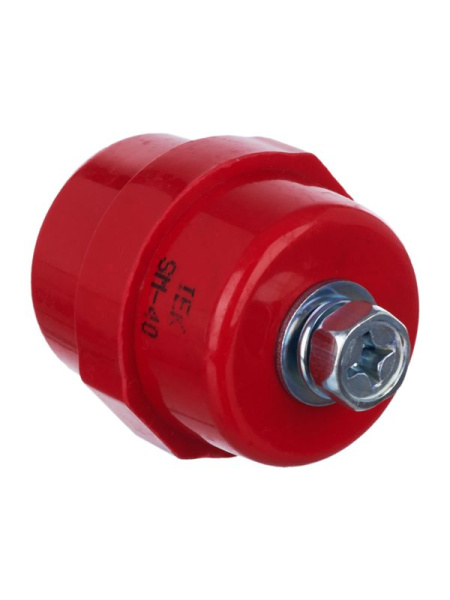 Изолятор SM40 (М8) силовой с болтом IEK YIS11-40-12-B