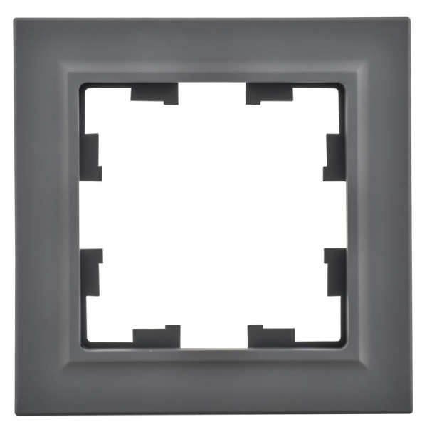 Рамка 1-м BRITE РУ-1-БрГ графит IEK BR-M12-K53