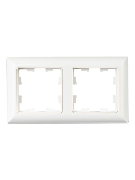 Рамка 2-м BRITE РУ-2-Бр бел./бел. IEK BR-M22-12-K01