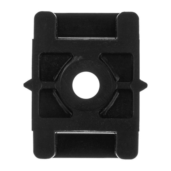 Площадка под стяжку для прямого монтажа 22х16мм черн. (уп.100шт) Rexant 07-2111