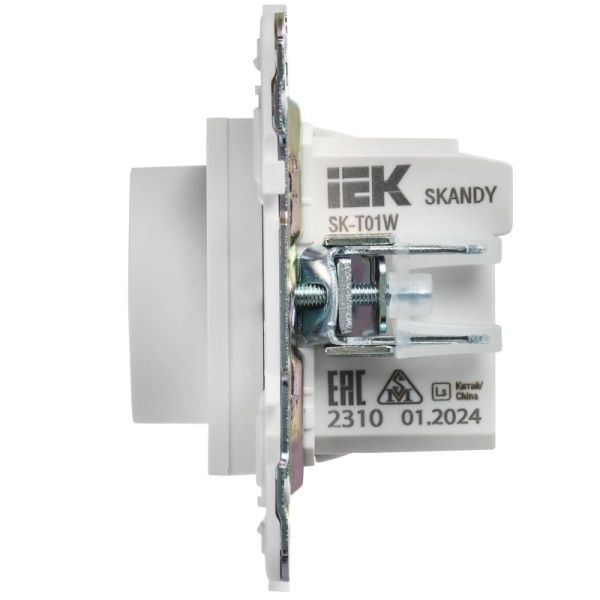 Термостат электронный SKANDY SK-T01W с индикацией арктич. бел. IEK SK-RT11-K01